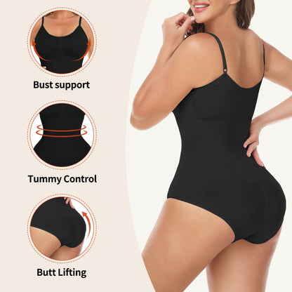 Shapewear Bodysuit for Women Tummy Control Body Shaper Snatched High Waist Body Suit